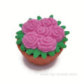 Promotional Beautiful Flower Erasers